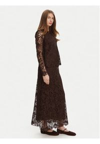 Bruuns Bazaar Spódnica midi Sago Joanelle BBW4518 Czarny Regular Fit. Kolor: czarny. Materiał: syntetyk #2