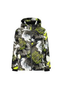 Kurtka dziecięca narciarska CMP 39W1924. Kolor: wielokolorowy, zielony, brązowy. Sezon: zima. Sport: narciarstwo #1