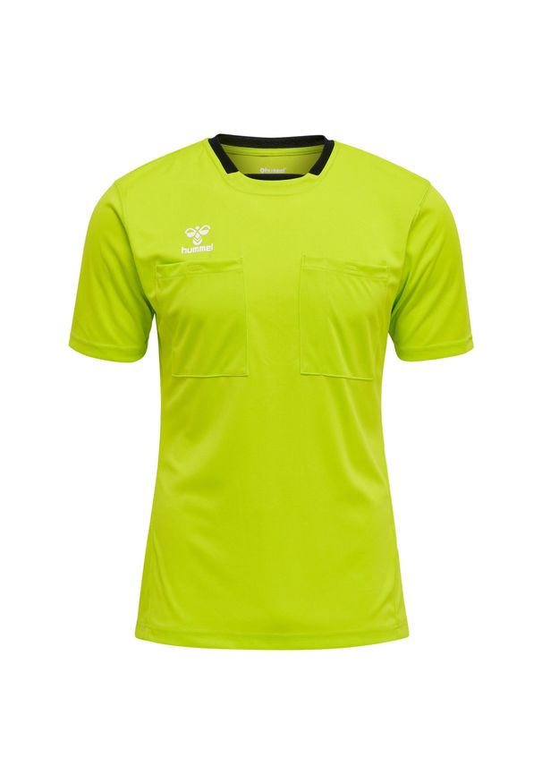 Hummel Koszulka sędziowska arbitra sędzia Referee Chevron Jersey. Kolor: żółty, wielokolorowy, zielony. Materiał: jersey. Sport: piłka nożna