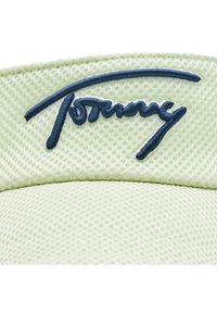 Tommy Jeans Daszek Spring Break Visor AW0AW14600 Zielony. Kolor: zielony. Materiał: materiał, poliester