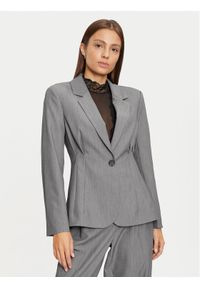 Vero Moda Marynarka Vika 10323449 Szary Slim Fit. Kolor: szary. Materiał: syntetyk #1