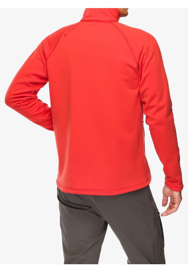 Kurtka polarowa męska Houdini Power Up Jacket. Kolor: czerwony. Materiał: polar