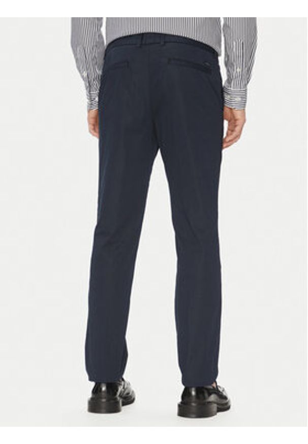 BOSS Spodnie materiałowe H-Kaiton1 50540650 Granatowy Slim Fit. Kolor: niebieski. Materiał: bawełna
