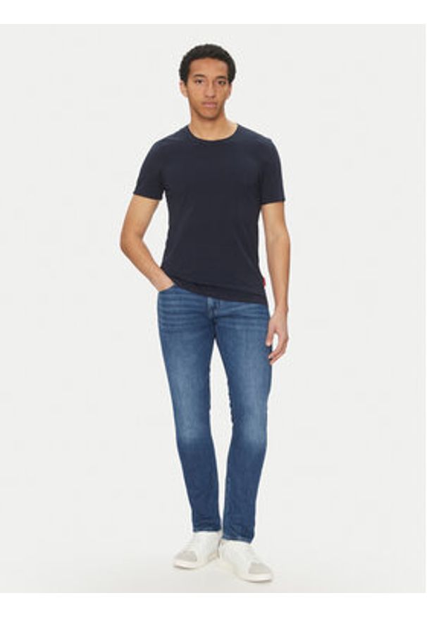 JOOP! Jeans T-Shirt 15 JJJ-11Cesare 30045665 Granatowy Modern Fit. Kolor: niebieski. Materiał: bawełna