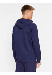 Under Armour Bluza Ua Rival Fleece Hoodie 1379757 Granatowy Loose Fit. Kolor: niebieski. Materiał: bawełna #3