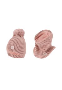 HEAT KEEPER - Zestaw termiczny damski - Czapka/ocieplacz na szyję - Różowy. Kolor: różowy. Materiał: poliakryl. Sezon: zima. Styl: sportowy #1