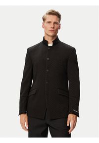 Karl Lagerfeld - KARL LAGERFELD Marynarka Glory 155220 563115 Czarny Regular Fit. Typ kołnierza: dekolt w karo. Kolor: czarny. Materiał: syntetyk #1