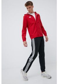 adidas Performance kurtka HG6299 męska kolor czerwony przejściowa. Kolor: czerwony. Materiał: materiał #6