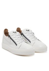 Giuseppe Zanotti Sneakersy RU00010/135 Biały. Kolor: biały. Materiał: skóra