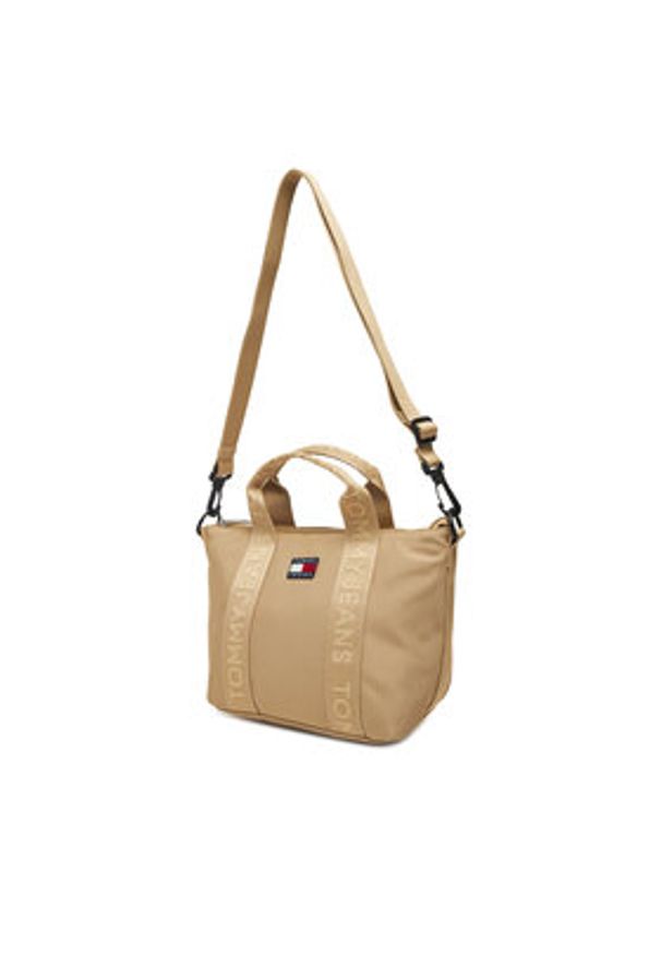 Tommy Jeans Torebka Tjw Ess Daily Mini Tote AW0AW17288 Beżowy. Kolor: beżowy