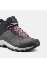 quechua - Buty turystyczne damskie Quechua MH500 Mid wodoodporne. Kolor: szary, czarny, brązowy, wielokolorowy. Materiał: kauczuk. Szerokość cholewki: normalna. Styl: sportowy