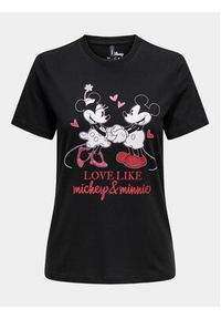 only - ONLY T-Shirt Mickey 15317991 Czarny Regular Fit. Kolor: czarny. Materiał: bawełna #3