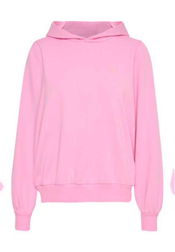 Kaffe Bluza Sally 10507152 Różowy Regular Fit. Kolor: różowy. Materiał: bawełna, syntetyk