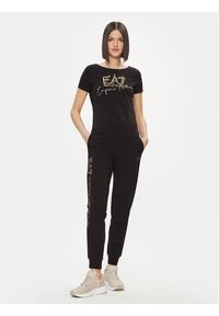 EA7 Emporio Armani T-Shirt 3DTT26 TJFKZ 0200 Czarny Regular Fit. Kolor: czarny. Materiał: bawełna #3