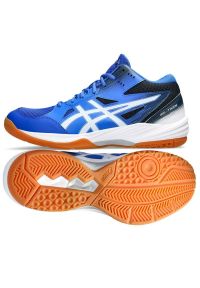 Buty Asics GEL-TASK Mt 3 M 1071A078-402 niebieskie niebieskie. Kolor: niebieski. Materiał: materiał, guma. Szerokość cholewki: normalna. Sport: siatkówka #1