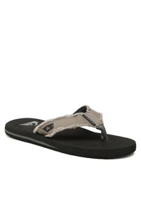 Quiksilver Japonki AQYL100047 Szary. Kolor: szary. Materiał: materiał