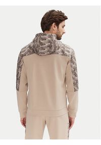 EA7 Emporio Armani Bluza 7M000209 AF12660 U6155 Beżowy Regular Fit. Kolor: beżowy. Materiał: syntetyk, bawełna