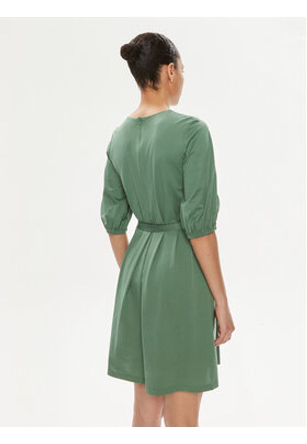Weekend Max Mara Sukienka codzienna Jumbo 2415621072 Zielony Regular Fit. Okazja: na co dzień. Kolor: zielony. Materiał: bawełna. Typ sukienki: proste. Styl: casual