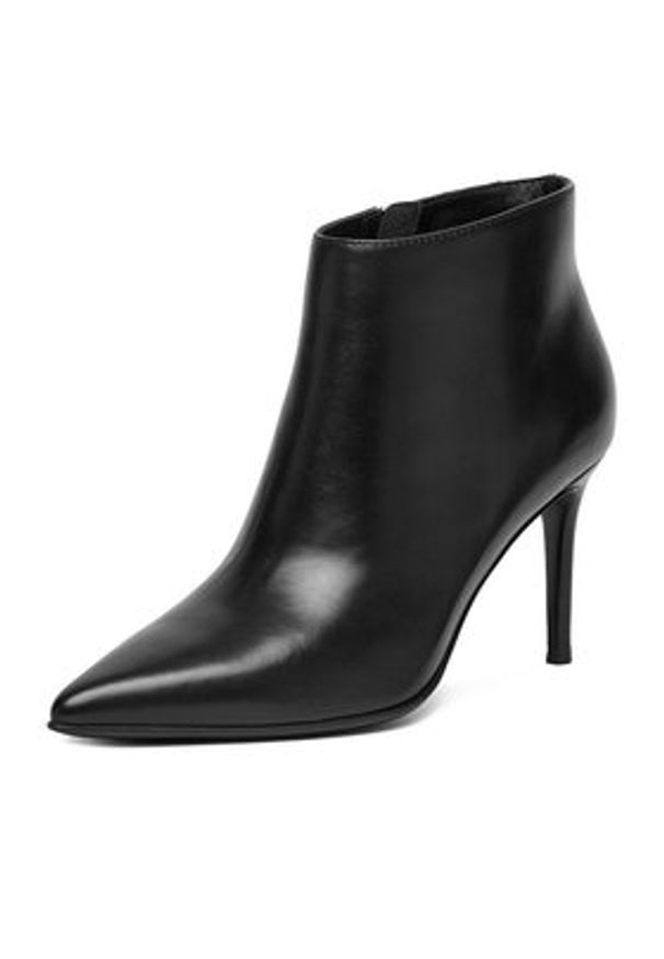 Gino Rossi Botki EO-CLOE-GLC9273-4-370-1 Czarny. Kolor: czarny. Materiał: skóra