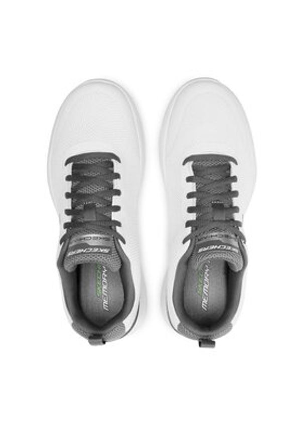 skechers - Skechers Sneakersy Winly 232007/WGRY Biały. Kolor: biały. Materiał: materiał