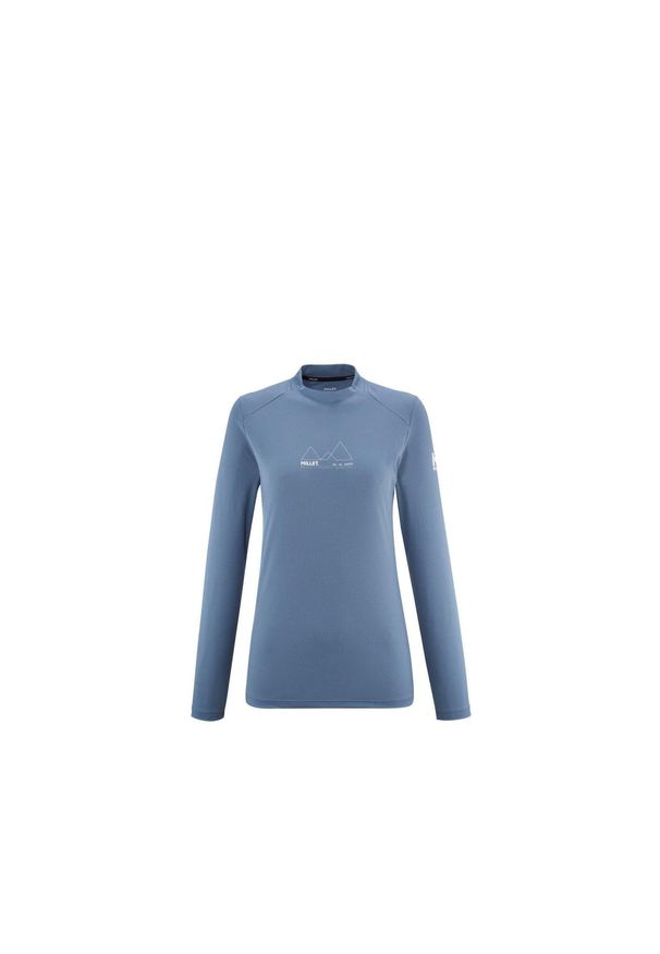 Koszulka damska z długim rękawem Millet Kamet Ts Ls W Active Fit. Kolor: niebieski. Materiał: włókno. Długość rękawa: długi rękaw. Długość: długie