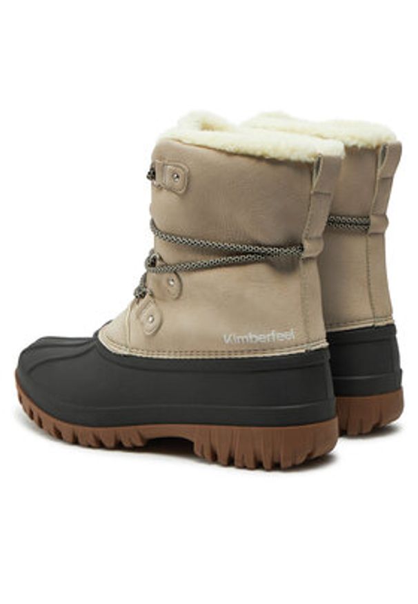 Kimberfeel Śniegowce Rebecca Beżowy. Kolor: beżowy. Materiał: skóra