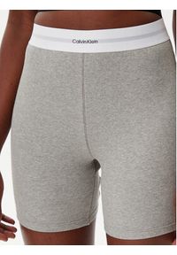 Calvin Klein Underwear Szorty piżamowe 000QS7216E Szary Slim Fit. Kolor: szary. Materiał: bawełna