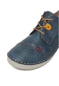 Rieker Półbuty 52528-14 Niebieski. Kolor: niebieski. Materiał: materiał #6