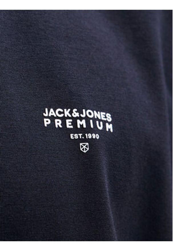 Jack & Jones T-Shirt Tyler 12292383 Granatowy Regular Fit. Kolor: niebieski. Materiał: bawełna