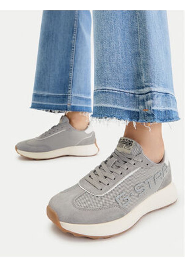 G-Star RAW - G-Star Raw Sneakersy EO-EDITH Szary. Kolor: szary. Materiał: mesh