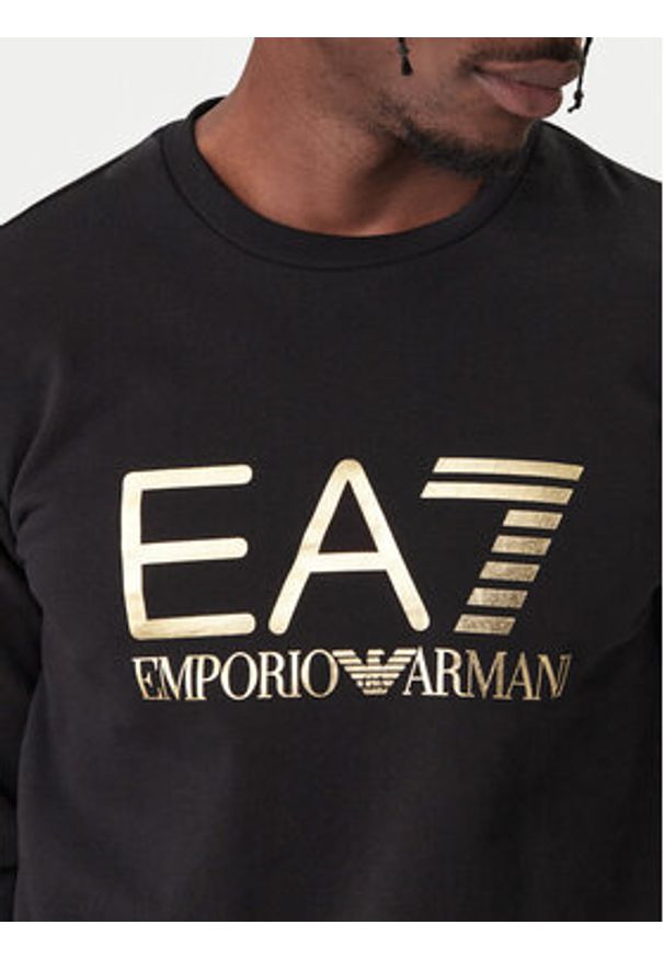 EA7 Emporio Armani Bluza 7M002278 AF22266 MC004 Czarny Regular Fit. Kolor: czarny. Materiał: bawełna