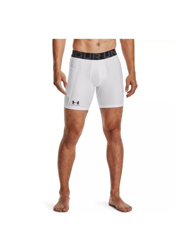 Spodenki kompresyjne Under Armour HeatGear. Kolor: czarny, biały, wielokolorowy. Sport: bieganie
