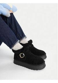 Badura Śniegowce EO-CALI-TS6287-01 Czarny. Kolor: czarny. Materiał: skóra, zamsz #4