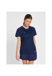 Damski jersey Hummel Pro Grid. Kolor: niebieski. Materiał: jersey. Wzór: paski. Sport: piłka nożna #1