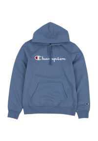 Champion - Męska Bluza Z Logo Script. Kolor: niebieski