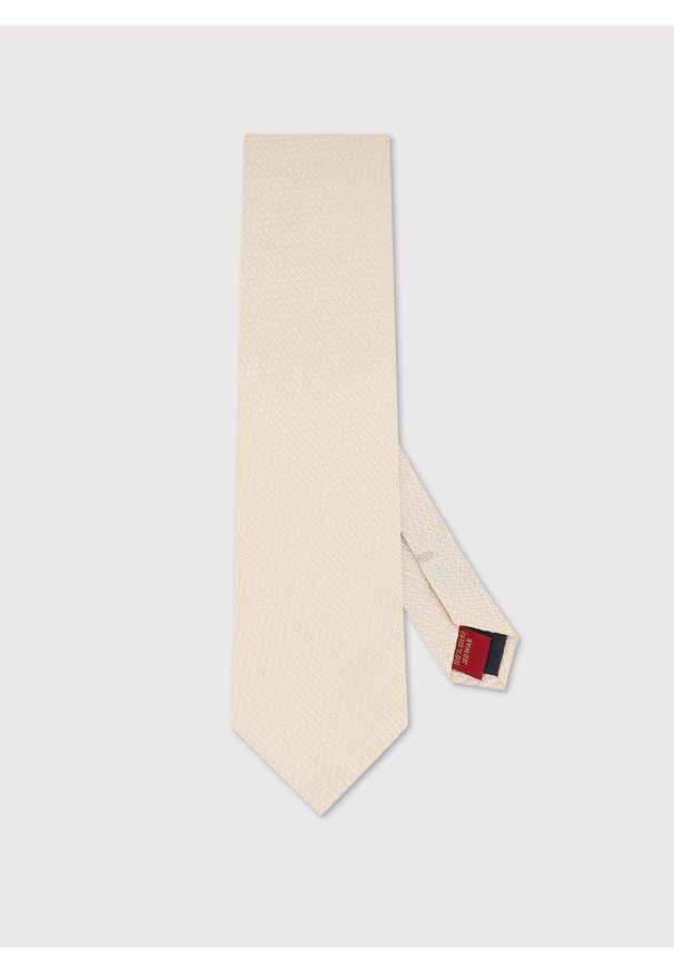 Pako Lorente - PAKO LORENTE – Jedwabny beżowy krawat. Kolor: beżowy. Materiał: jedwab