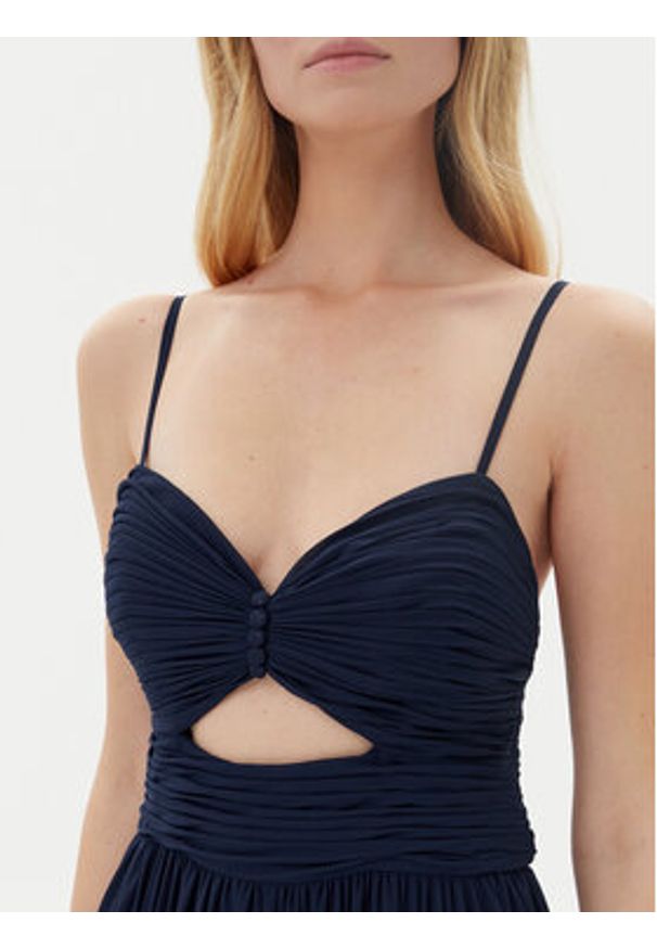 Hey Kyla Sukienka wieczorowa 5AH025HK Granatowy Slim Fit. Kolor: niebieski. Materiał: syntetyk. Styl: wizytowy