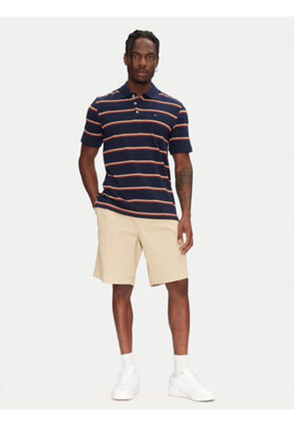 Wrangler Polo 112362827 Granatowy Regular Fit. Typ kołnierza: polo. Kolor: niebieski. Materiał: bawełna
