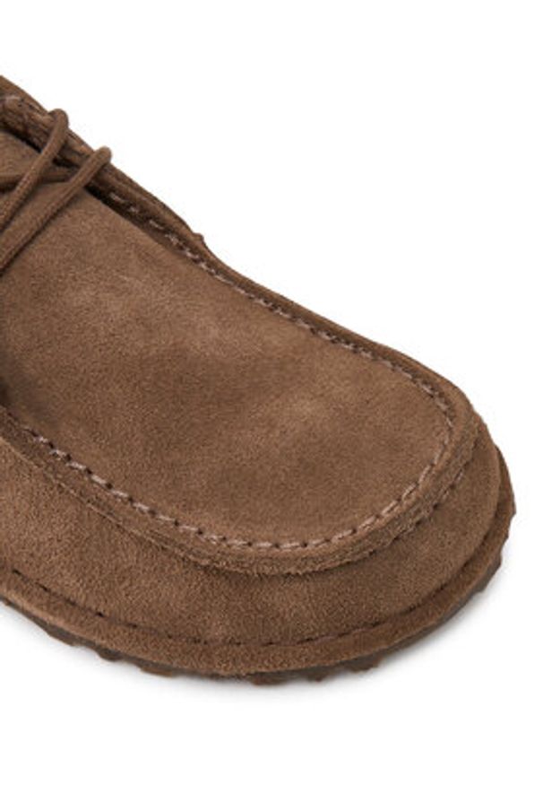 Birkenstock Półbuty Utti Lace 1027321 Brązowy. Kolor: brązowy. Materiał: zamsz, skóra