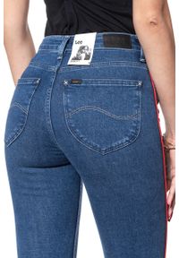 Lee - SPODNIE DAMSKIE LEE SCARLETT PIPING RED STOWE L31VROOR 112107312 #5