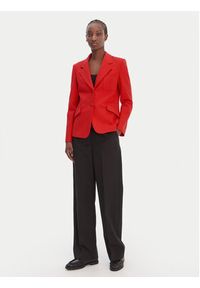 JOOP! Marynarka Jil2 30102036 Czerwony Regular Fit. Kolor: czerwony. Materiał: wiskoza #5