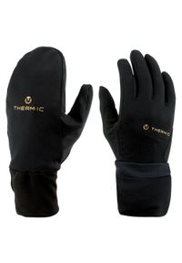 Rekawiczka ski doroslych Therm-ic Versatile Light Gloves przerobienia na mitenki. Kolor: czarny. Materiał: poliester. Sport: turystyka piesza #1
