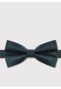 Pako Lorente - PAKO LORENTE - Zielona mucha męska. Okazja: na wesele, na studniówkę, na imprezę, na ślub cywilny. Kolor: zielony. Materiał: poliester. Styl: elegancki