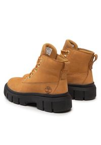 Timberland Botki Greyfield Leather Boot TB0A5RP4231 Brązowy. Kolor: brązowy. Materiał: skóra, nubuk