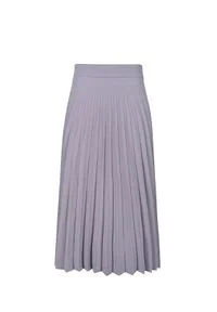 VEVA - Spódnica plisowana Charming Pleats szara. Kolor: szary. Długość: długie. Styl: klasyczny, elegancki, sportowy #1
