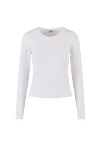 Damska koszulka z długim rękawem Urban Classics Basic Super Slim. Kolor: biały. Długość rękawa: długi rękaw. Długość: długie #1