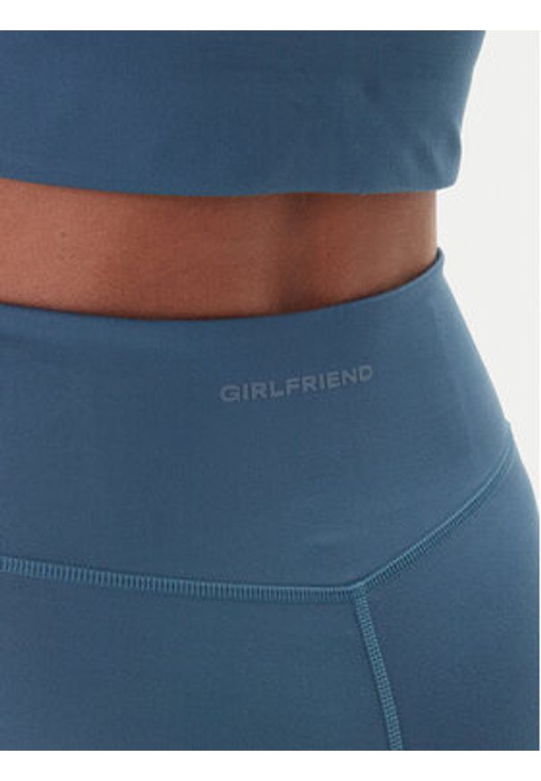 GIRLFRIEND COLLECTIVE - Girlfriend Collective Legginsy Compressive 4007 Granatowy Slim Fit. Kolor: niebieski. Materiał: syntetyk