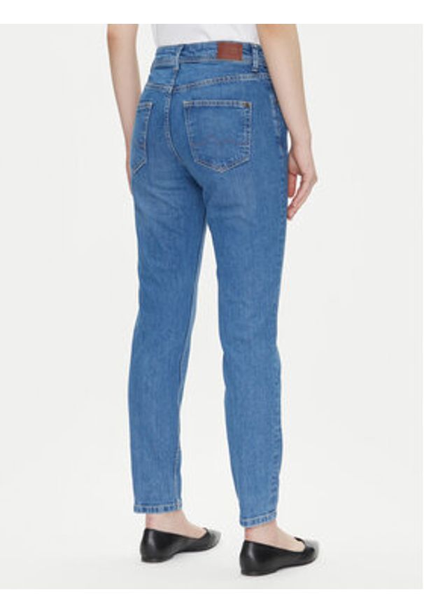 Pepe Jeans Jeansy Violet PL204176 Niebieski Mom Fit. Kolor: niebieski