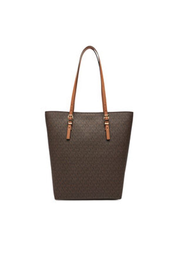 MICHAEL Michael Kors Torebka Quinn 30S5GQNT3B Brązowy. Kolor: brązowy. Materiał: skórzane