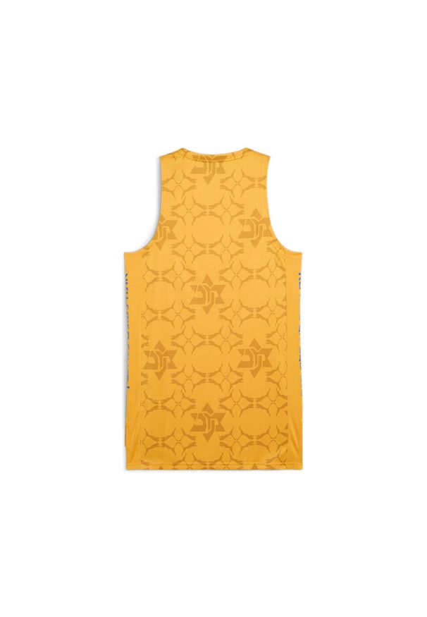 Puma - Męska koszykarska koszulka meczowa Maccabi PUMA Gold Fusion Yellow. Kolor: żółty